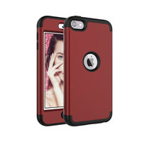 Armor Schokbestendig Silicone Polycarbonaat iPod Touch 5 6 7 hoesje - Rood