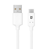 Xqisit Charge & Sync USB C 3.1 to USB A - 1m Wit