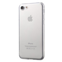 Transparant TPU hoesje iPhone 7 8 SE 2020 case - Doorzichtig