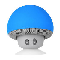 Paddenstoel mushroom speaker bluetooth zuignap standaard - Blauw