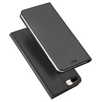 Dux Ducis Cover booklet case hoesje met flap leren hoes iPhone 7 Plus 8 Plus - Zwart