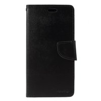 Mercury Goospery Kunstleer Wallet case iPhone XR - Zwart