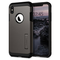 Spigen Tough Armor case hoesje beschermend iPhone XS Max grijs case