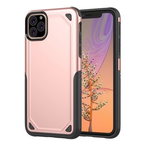 Boekhouding Eindig Reis ProArmor protection hoesje bescherming iPhone 11 Pro case - Rose gold - roze