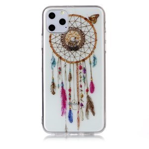 Dromenvanger Mandala Web Kraaltjes Kleur Spiritueel Hoesje Case TPU iPhone 11 Pro Max - Transparant