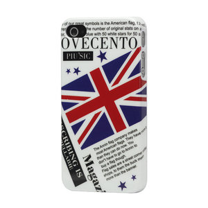 Hardcase Ovecento, Britse vlag design iPhone 4/4s kopen