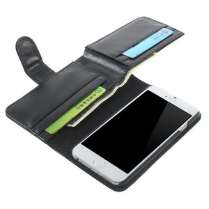 Mantel Stiptheid Wegversperring Portemonnee hoesje iPhone 6/6s extra groot Lederen wallet case Leer kopen