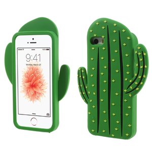 Immigratie Gewoon doen Vervorming Cactus hoesje iPhone 5, 5s en SE 2016 silicone
