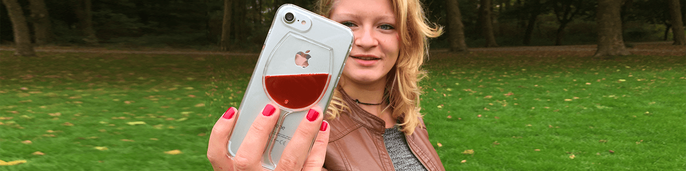 Weinglasetui für Ihr iPhone